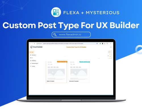 Build custom post-type layout easily with UX builder
